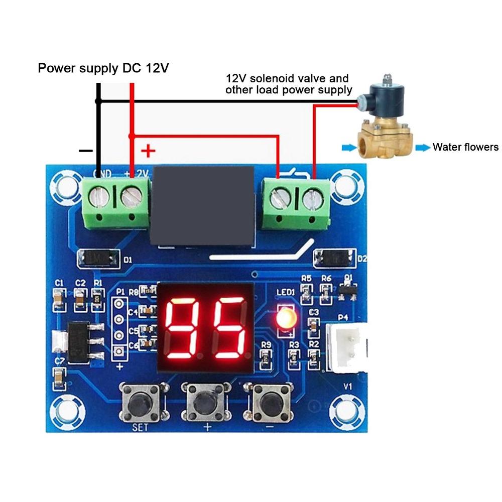 Digital Display Humidity Controller Module XH‑M214 Automatic Irrigation Control  Greenhouse
