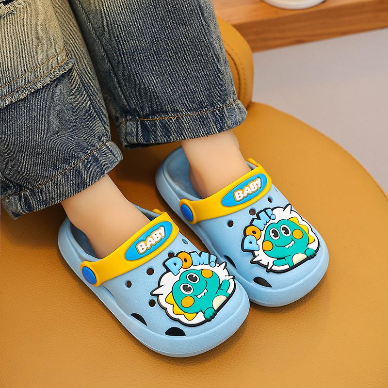 Cartoon Boy's Shoes, Indoor Soft-bottom Anti-slip Girls' Flip-flops
