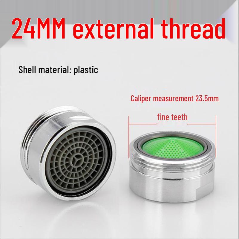 Splash-Proof Faucet Aerator & Filter Nozzle for Hot/Cold Faucets Three-Mode Anti-Splash Aerator (11-piece set)