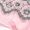 Passite Faux Two-Piece Lace T-Shirt for Middle-Aged Women