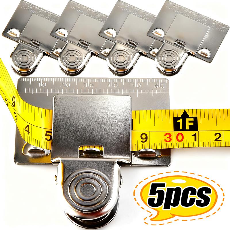 5/1PCS Metal Measuring Tape Clips Wood Measure Locate Measuring Tools Woodworking Right Angle Positioning Fixed Clip Accessories