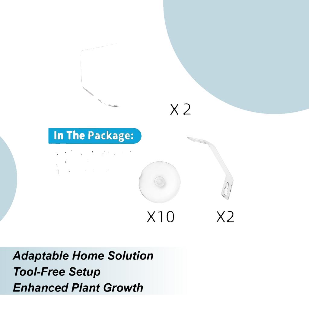 Fensterregal für Pflanzen 2-teilig Saugnapf Schwebende Halterung Fensterpflanzenständer Wandregal für Außenbereich Haus Schlafzimmer Badezimmer