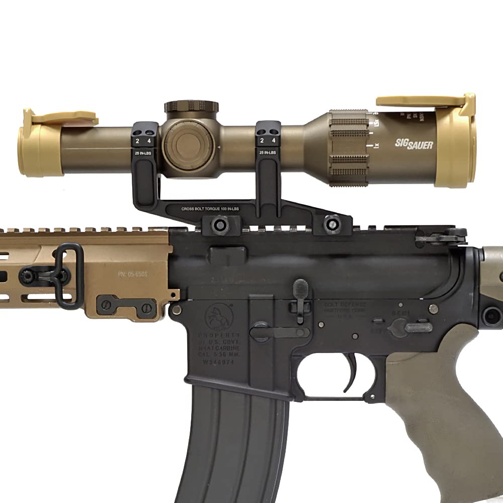 Evolution Gear NIGHTFORCE Ultra Mount 1.93" High Scope Mount Replica, 30mm Diameter, Hard Anodized 6068 Aluminum, Black