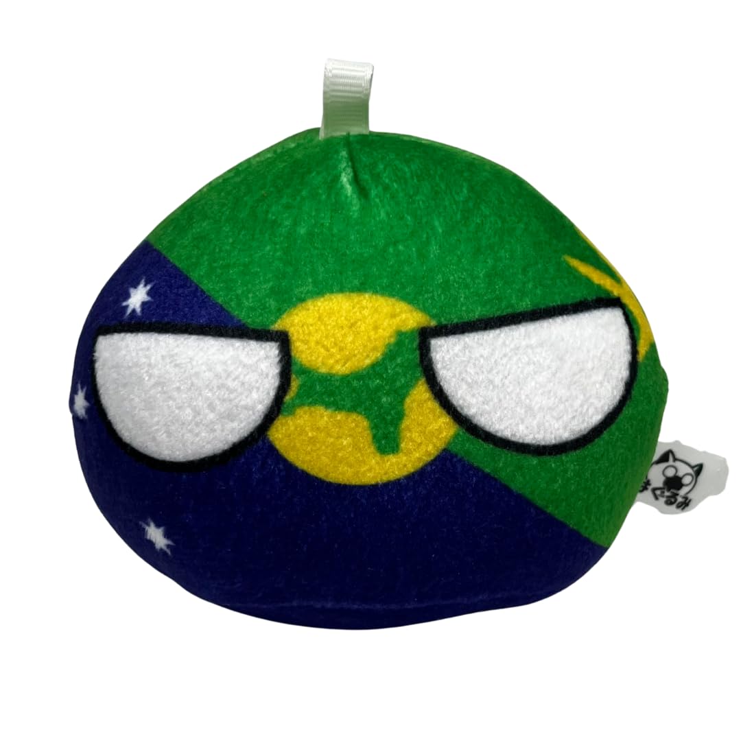 Плюшевая игрушка Mehagurumi Polandball с Рождественского острова, Австралия