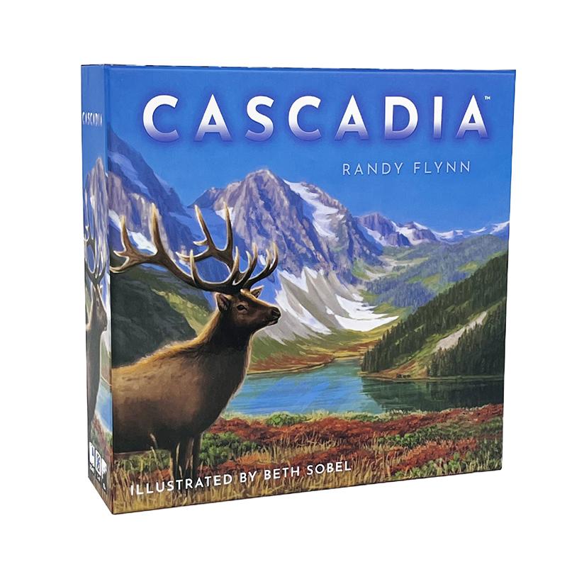 

Cascadia Board Game English Chessboard Set Easy to Learn Quick Gameplay for Kids Adults Family Fun Strategy Game