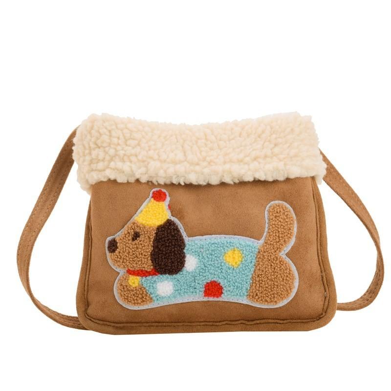 And Comfortable Breathable Kids Crossbody Bag With Cute Cartoon Dog Design For Ages All