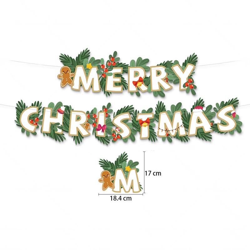 Christmas Hanging Paper Lanterns Cute Cartoon Santa Claus Xmas Tree Paper Lantern Lamps For Christmas Party Decor Photo Props