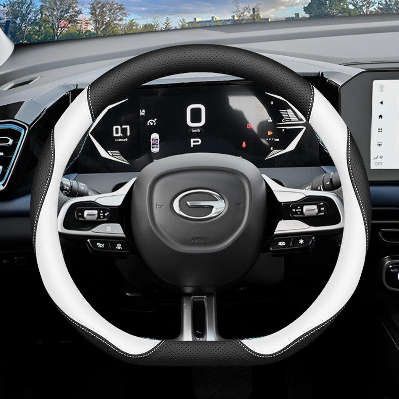 For GAC GS4 Trumpchi GS4 Max PLUS 2026 2026 D Type Leather Car Steering Wheel Cover Comfortable Handle Case Interior Accessories