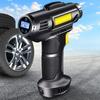 Portable Air Compressor: 150PSI Cordless Car Tire Inflator Pump With Pressure Gauge & Light - Perfect For Cars, Motorcycles & Bicycles