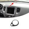 For 2011-2024 Dodge Durango ABS Carbon Dashboard Central Speaker Ring Cover Trim