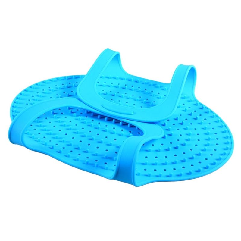 Food Grade Silicone Turkey Lift Pad with Locking Handle Heat Resistant Multipurpose Kitchen Cooking Utensil Tool