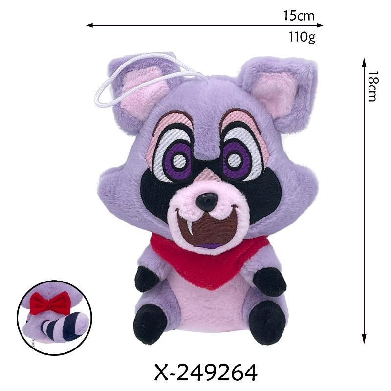 Game Indigo Park Kawaii Little Raccoon Doll Anime Peripheral Plush Doll Children's Birthday Gift Toy