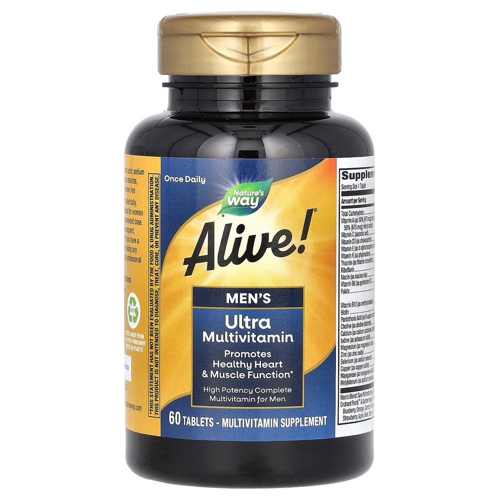 Nature's Way Alive! Men's Ultra Multivitamin, 60 Tablets