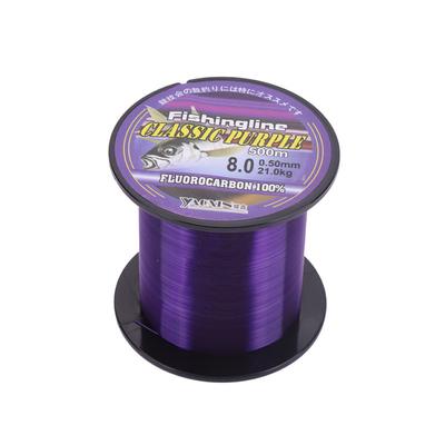 500M Angelschnur Superstarke Nylonschnur Nicht Fluorocarbon Angelschnur Nicht Leinen Multifilament Lila
