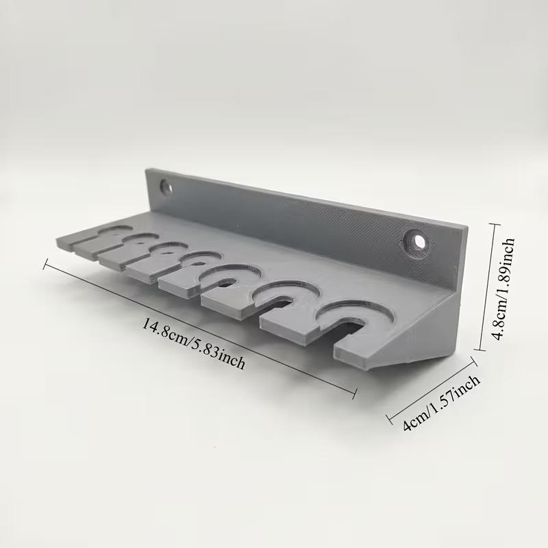 1Pcs T-Handle Tool Rack, Screwdriver & Hex Key Holder, Small Parts Storage Organizer For Workshop Garage