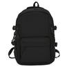 Fashionable and Versatile Student Schoolbags, Large-capacity Backpacks for Junior and Senior High School Students, Simple Solid-colored Backpacks