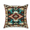 Bohemian-Style Geometric Pattern Pillow Cover: Exotic Tribal Motifs in Vivid Colors, sofa cushion cover, room decoration