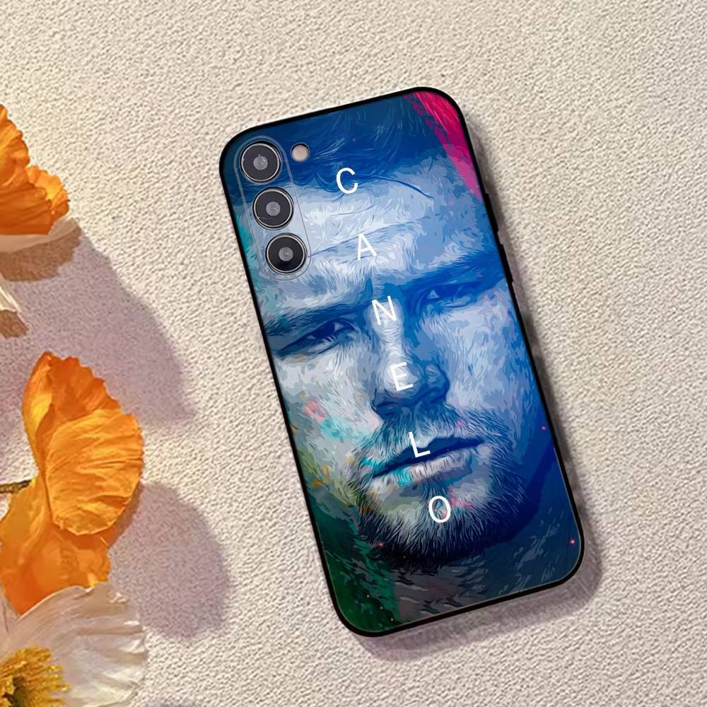 Mexico Boxing Canelo Alvarez Phone Case For Samsung Galaxy A73,A72,A71,A70,A53,A52,A51,Soft Silicone Black Cover