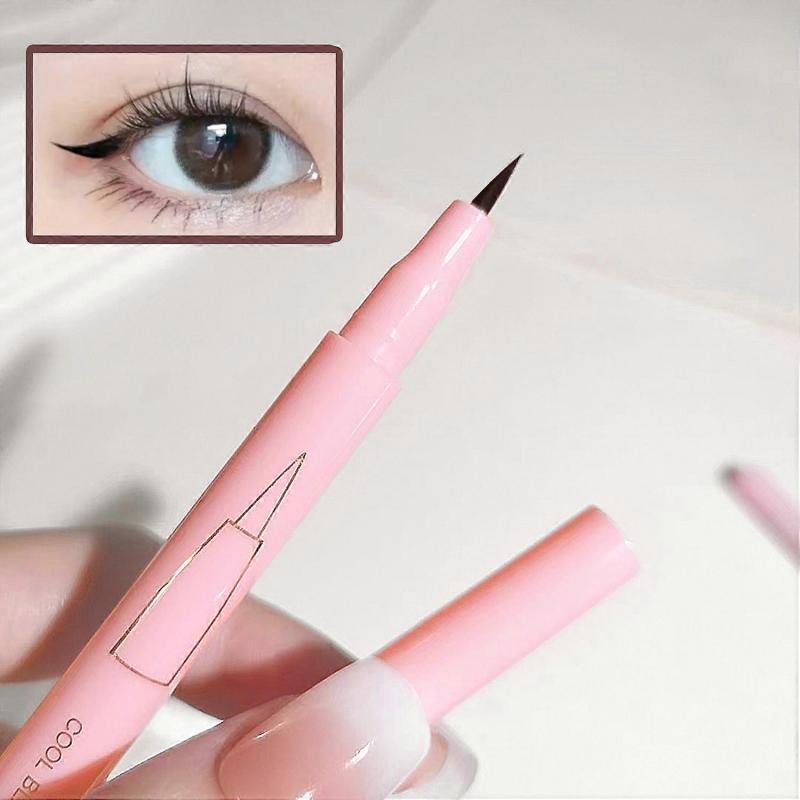 Ultra-fine Liquid Eyeliner Pen, Long-lasting Easy To Color Not Easy To Smudge, Beginner Makeup Eyeliner Pen Two Colors Optional