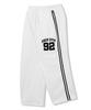 DRIX (Summer) Track Line Graphic Mesh Wide Pants_White