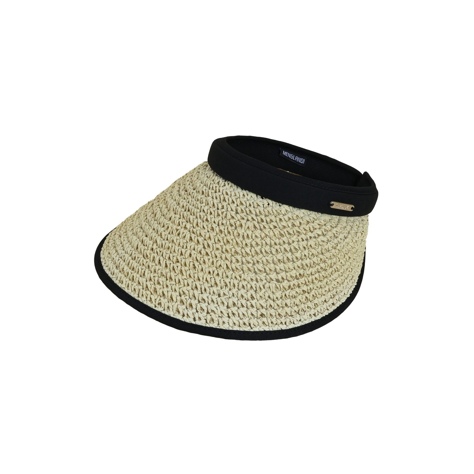 

Summer Women s Open-Top Hat, Foldable With Enlarged Brim Casual Hat Average Size чорний