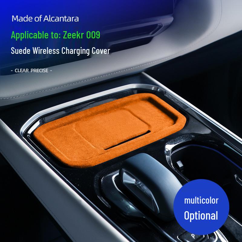 Zeekr 009 Alcantara Suede Wireless Charging Cover - Car Decoration & Protection Accessories