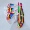 Horse Ear Headband and Horse Tail Set Halloween Horse Costume Accessories for Kid Adult Halloween Christmas Cosplay