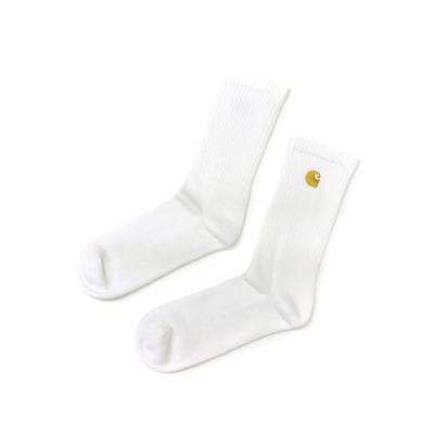 Carhartt WIP SOCKS CHASE SOCKS Socks I029421 WhitexGold Free Size