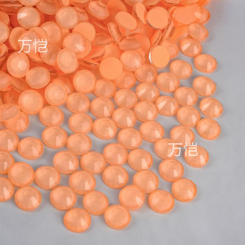 Nail Art Luminous Flat Bottom Diamond Glass Crystal Fluorescent Diamond Diy Rhinestone Nail Jewelry Accessories