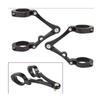 JPMODAO Motorcycle Headlight Bracket, Universal Headlight Bracket for Harley Motorcycles, Turn Signal Bracket, Front Fork Mounting Bracket, 41mm (Blac
