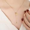 Exquisite 18 Karat Gold-Plated Kaninchen Anhänger Halskette für Damen