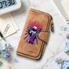 Cool Astronaut Printed Long Wallet Fashion PU Leather Multi Card Slot Purse