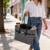 Pu Single Shoulder Bag For Women With Zipper Pocket Casual Travel Purse