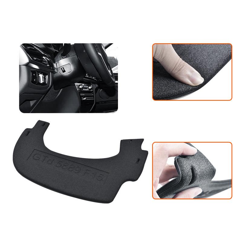 For BMW X5 X6 Steering Wheel Steering Column Lower Trim F15 F16 Steering Wheel Lower Guard Sponge Protective Cover
