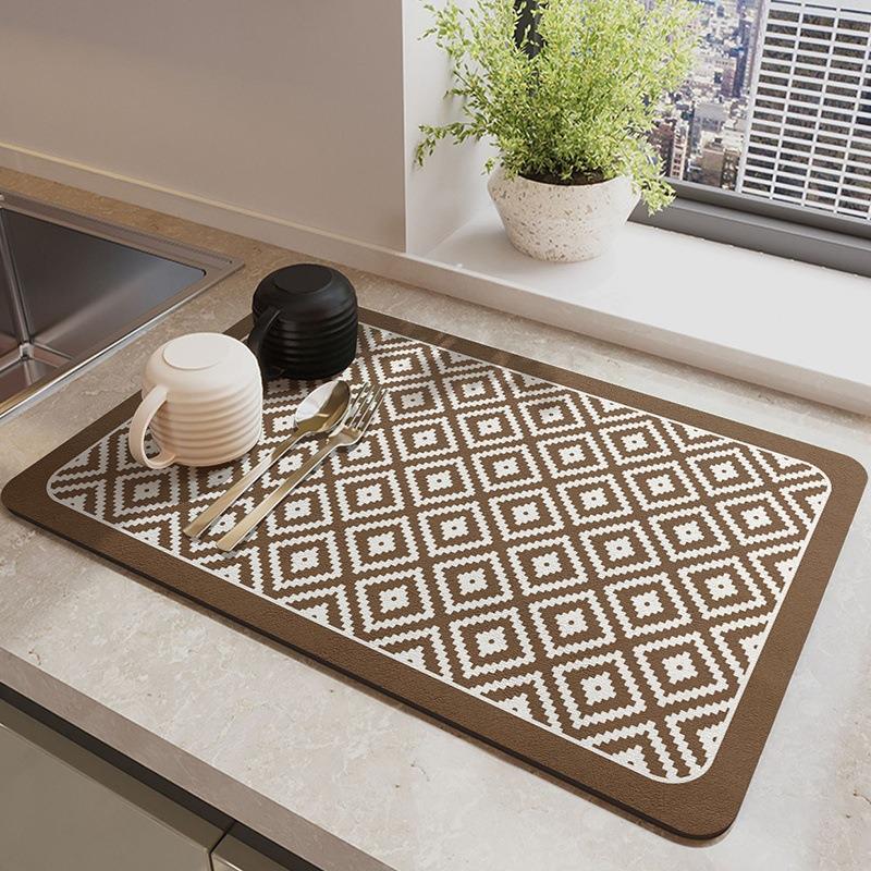 Absorbent Non-Slip Heat-Resistant Kitchen Drainage Mat