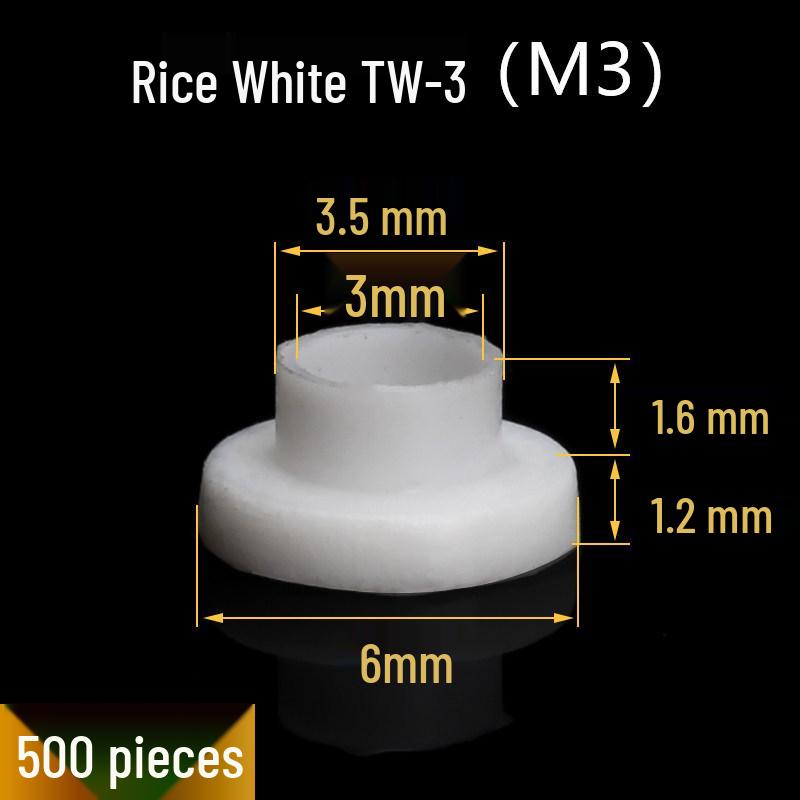 T-shaped Insulating Nylon Washer & Sleeve Assortment for M2-M12 Screws