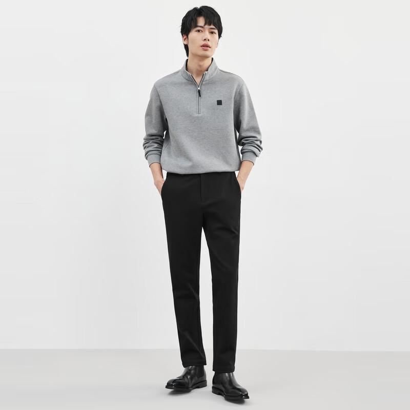 SEPTWOLVES Men's Casual Twill Stretch Straight Fit Trousers