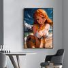 Sexy Anime Female Painting Canvas Poster Wall Art Pictures for Living Room Boy Bedroom Playroom Game Room Bar Modern Home Decor