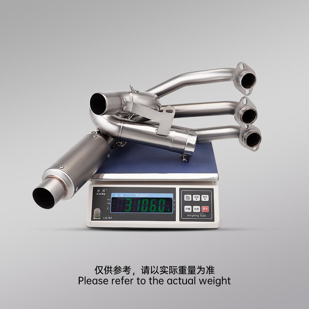 For 675SR NK675 675 SR CF675SR CFMOTO Motorcycle Exhaust Escape DUAL SENSORS Front Link Pipe Connection 51mm