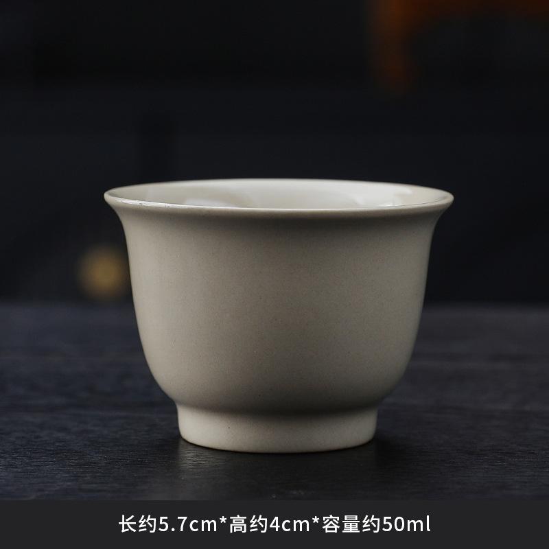 Plant Ash Ceramic Tea Set, Single Tea Size, Teacup Owner'S Special Cup, Tearoom Household Single Cup, Single Tea Cup