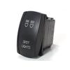 Spot Lights 5-Pin SPST ON/OFF Blue LED Indicator Rocker Switch For Fog DRL Lamps