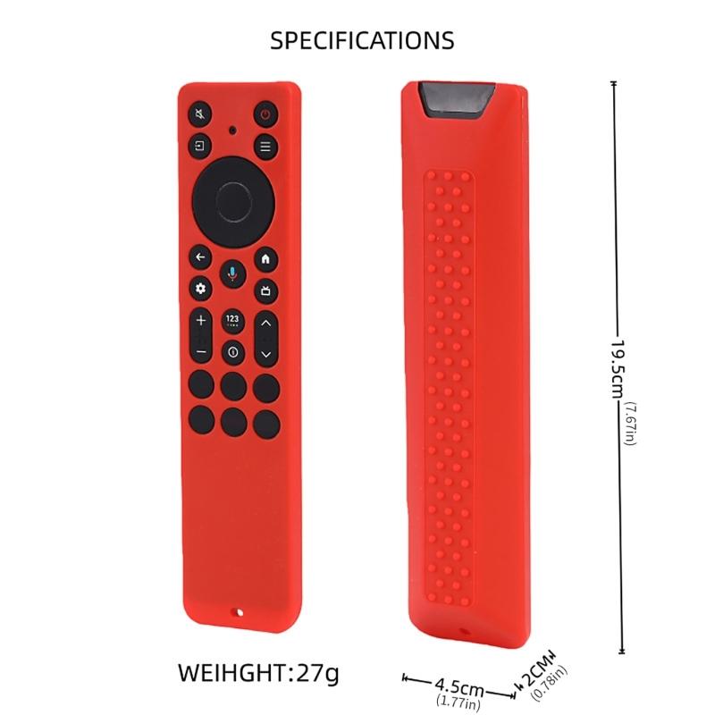Colorful Silicone Remote Control Protector Case Secure Handling and Simple Wipe Clean for RC923A/RC813A Daily Hygiene