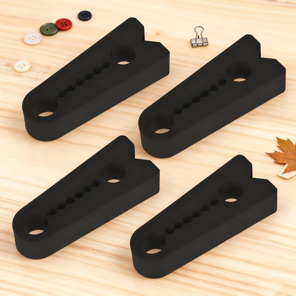 Car Door Lock Cover High-Elasticity Adhesive Silicone Door Latch Protective Cover Secure Fit 4 Pcs Silicone Car Door Latch Cover