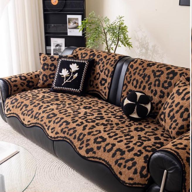 Special-shaped Four-season Universal Sofa Cushion, New French Straight Row, High-grade Non-slip Cover, Seat Cushion Cover Cloth Towel