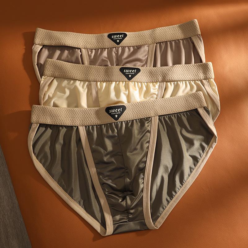 

Мужские хлопковые трусы-слипы с высокой посадкой: Стильное нижнее белье с низкой посадкой, сексуальное, дышащее Large