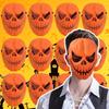 Realistic Scary Pumpkin Mask Spooky Full Face Mask Party Gift Scary Party Mask  Male Female