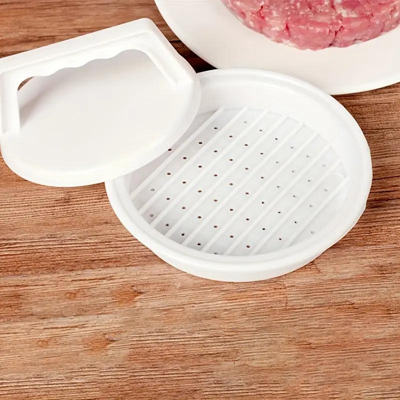 1 st Non-Stick Hamburgerpress Livsmedelsklassad Plast Hamburgarfärs Nötkött Grill Burgerpress Pattymakare Form Kök