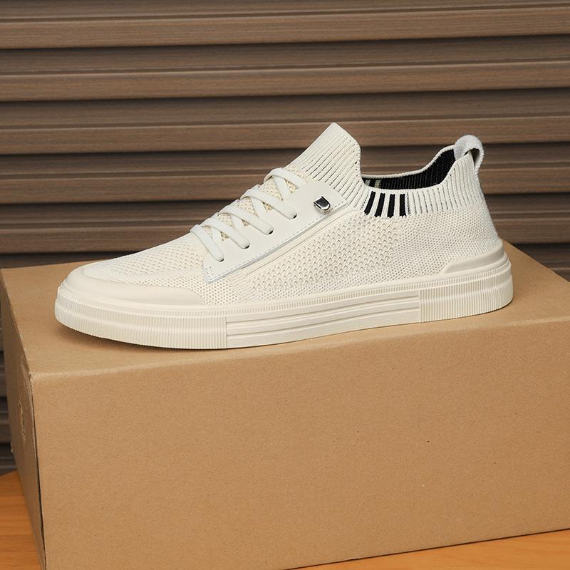 Summer breathable fly-woven flat shoes casual sports lightweight soft-soled knitted mesh shoes