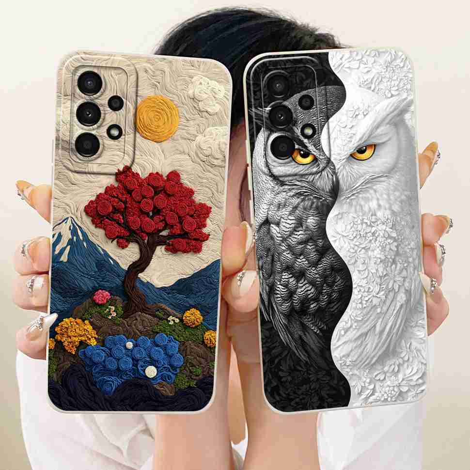 Casing for Samsung A73 5G SM-A736B Phone Cases Soft Silicone Shockproof Colorful Butterfly Cover For Samsung Galaxy A73 5G Capa