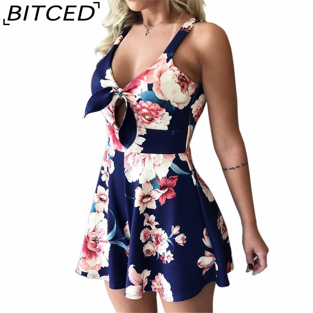 BITCED Moda feminina casual cor sólida estampa verão primavera sem mangas suspensórios calças macacões e macacões